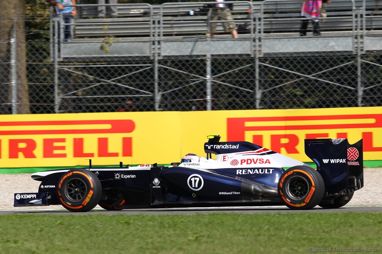 GP ITALIA, 07.09.2013, Qualifiche Valtteri Bottas (FIN), Williams F1 Team FW35