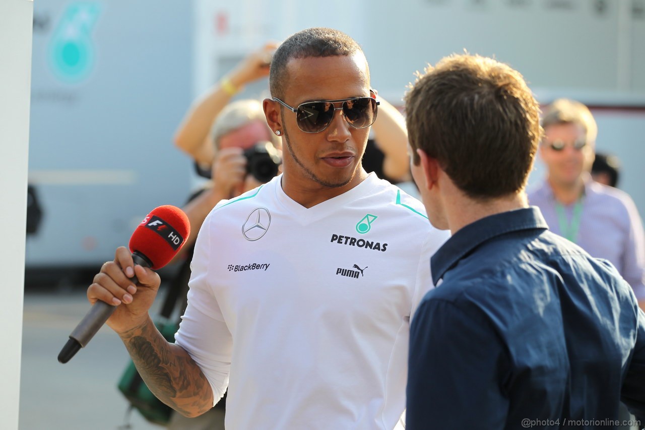 GP ITALIA, 07.09.2013, Qualifiche Lewis Hamilton (GBR) Mercedes AMG F1 W04