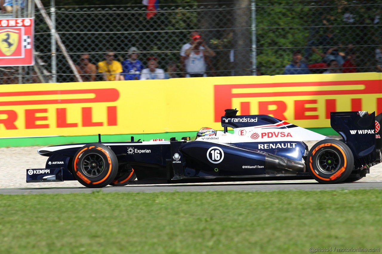 GP ITALIA, 07.09.2013, Qualifiche Pastor Maldonado (VEN) Williams F1 Team FW35