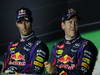 GP ITALIA, 07.09.2013- Qualifiche Press Conference, Mark Webber (AUS) Red Bull Racing RB9 e Sebastian Vettel (GER) Red Bull Racing RB9