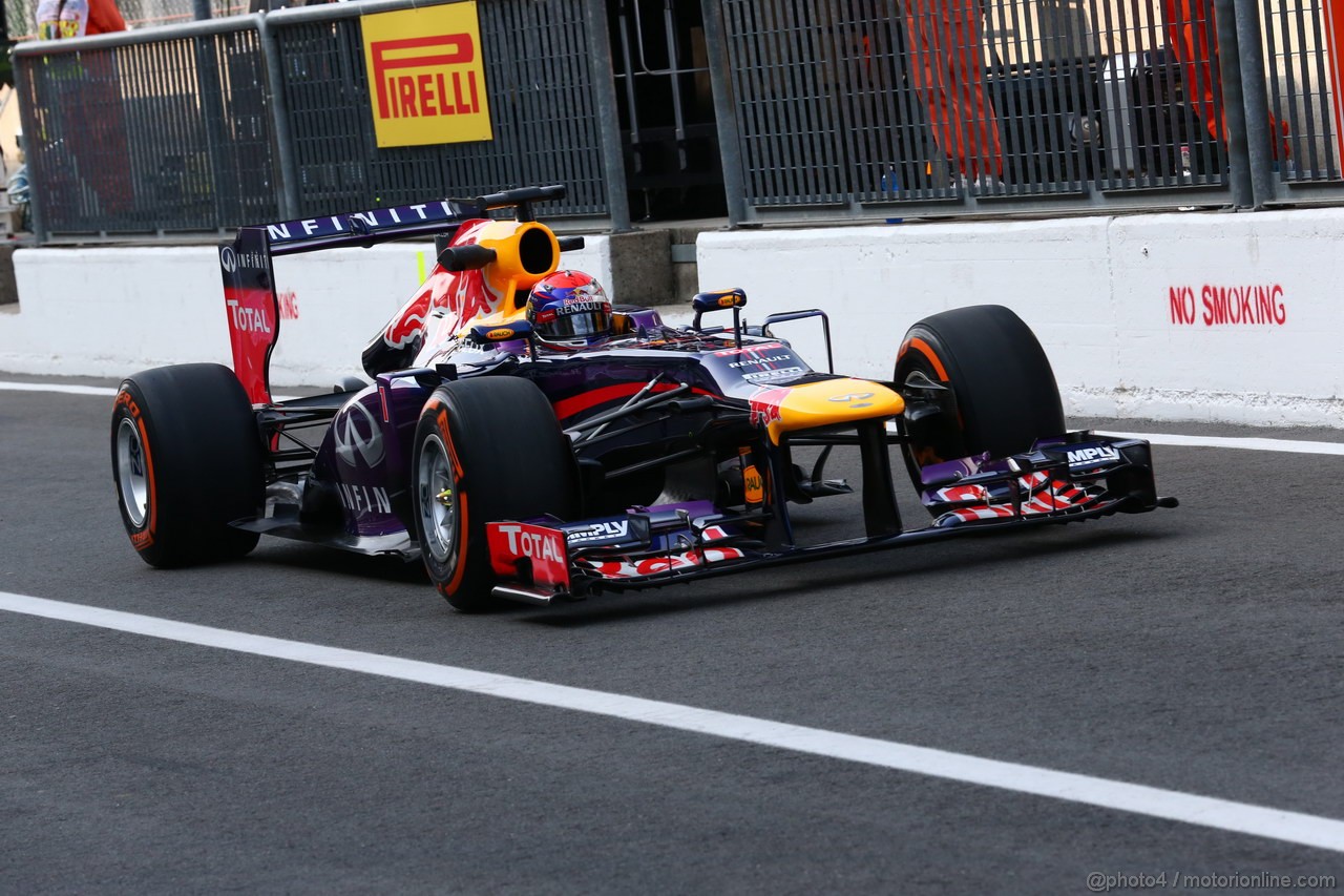 GP ITALIA, 06.09.2013- Prove Libere 1, Sebastian Vettel (GER) Red Bull Racing RB9