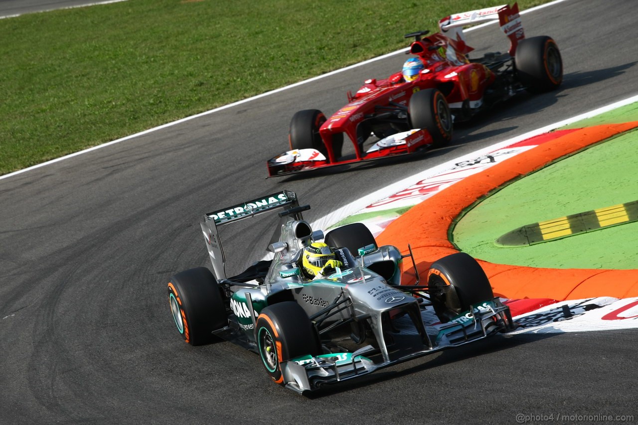 GP ITALIA, 06.09.2013- Prove Libere 1, Nico Rosberg (GER) Mercedes AMG F1 W04