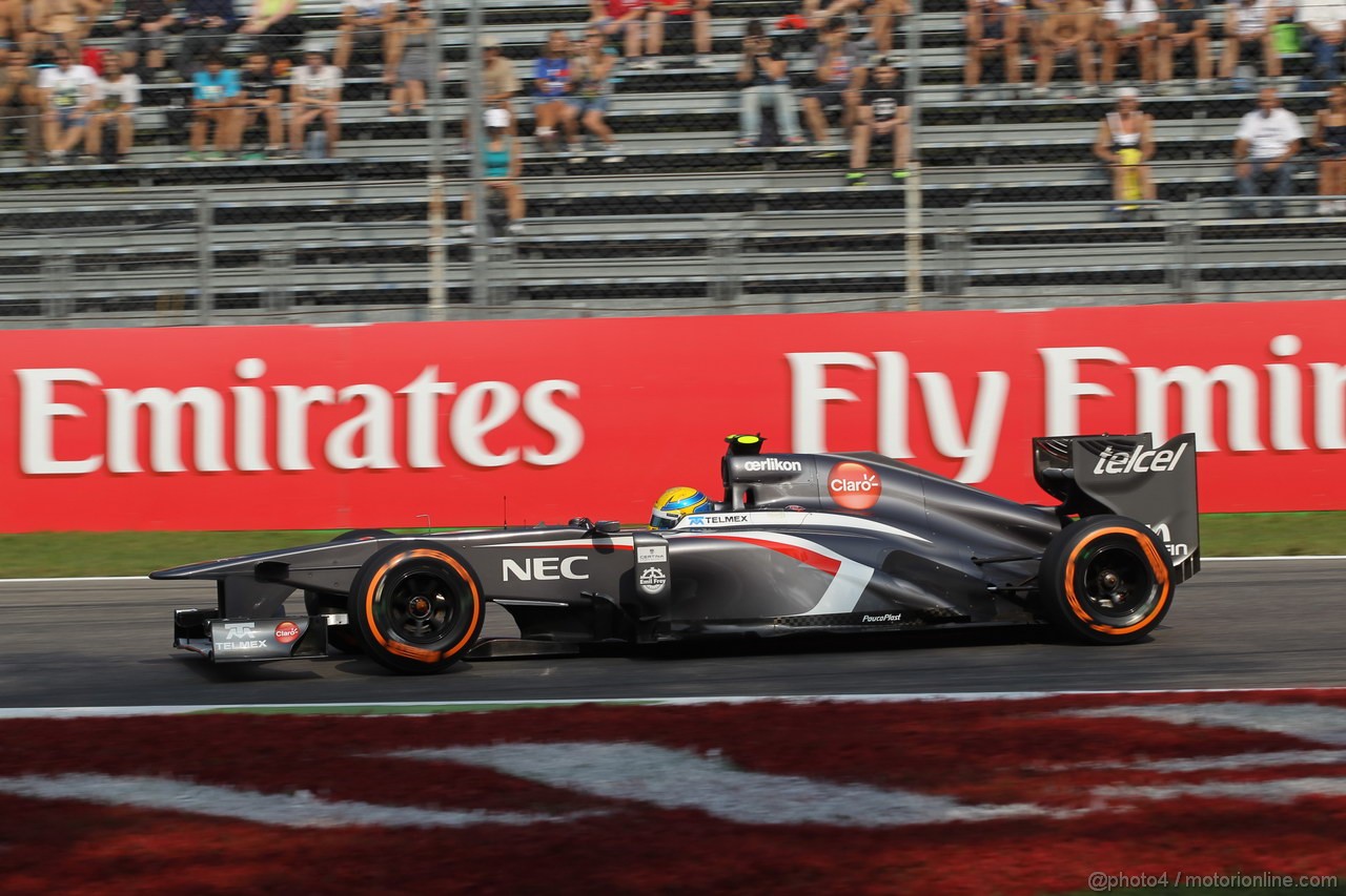 GP ITALIA, 06.09.2013- Prove Libere 1, Esteban Gutierrez (MEX), Sauber F1 Team C32