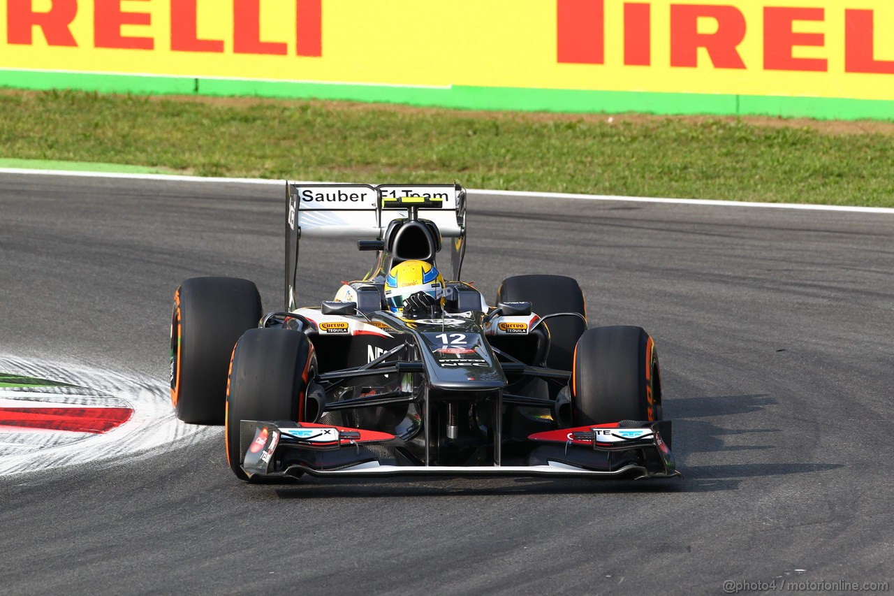 GP ITALIA, 06.09.2013- Prove Libere 1, Esteban Gutierrez (MEX), Sauber F1 Team C32