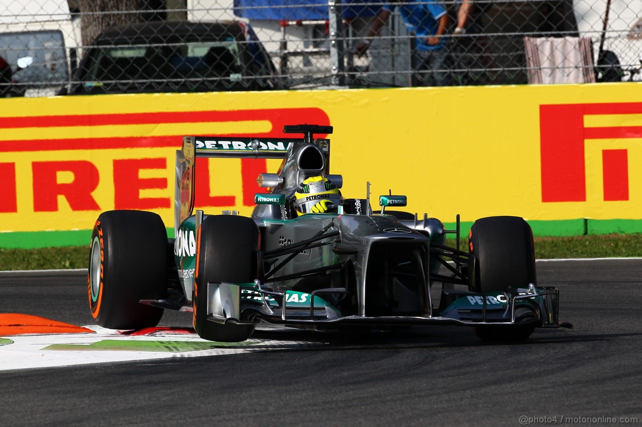 GP ITALIA, 06.09.2013- Prove Libere 1, Nico Rosberg (GER) Mercedes AMG F1 W04