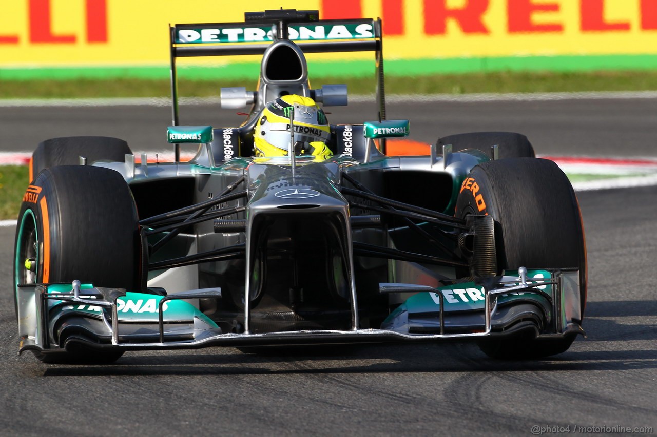 GP ITALIA, 06.09.2013- Prove Libere 1, Nico Rosberg (GER) Mercedes AMG F1 W04