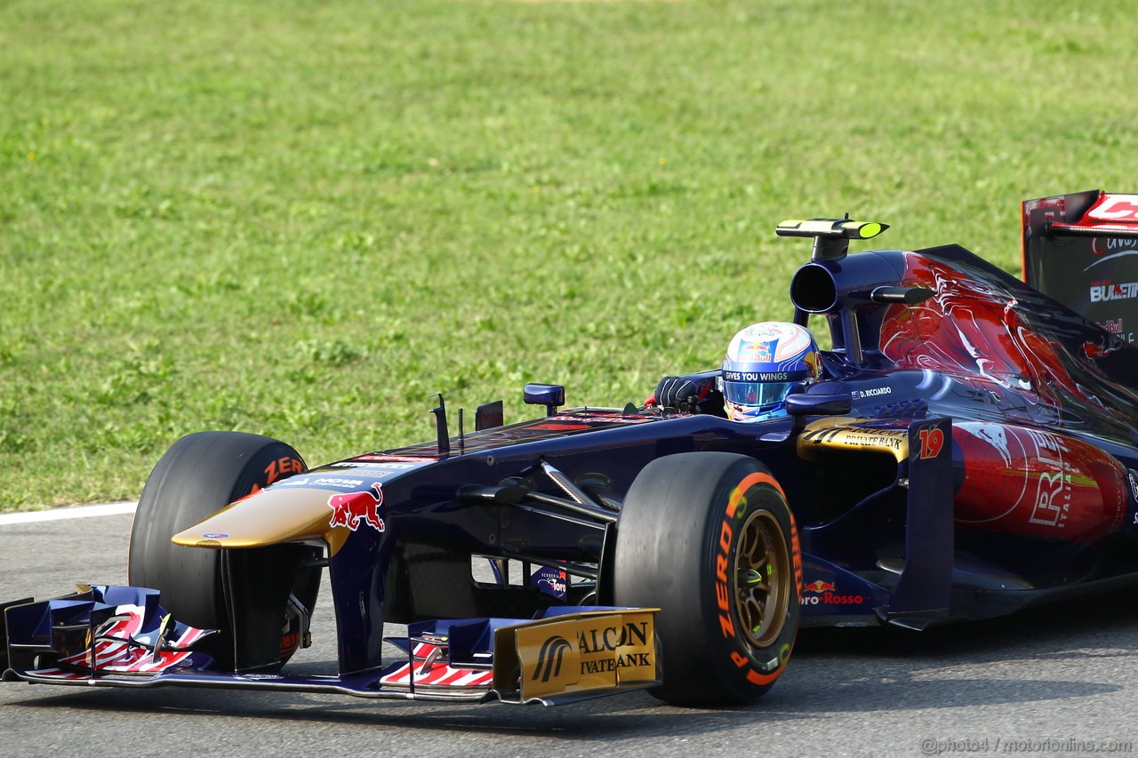 GP ITALIA, 06.09.2013- Prove Libere 1, Daniel Ricciardo (AUS) Scuderia Toro Rosso STR8