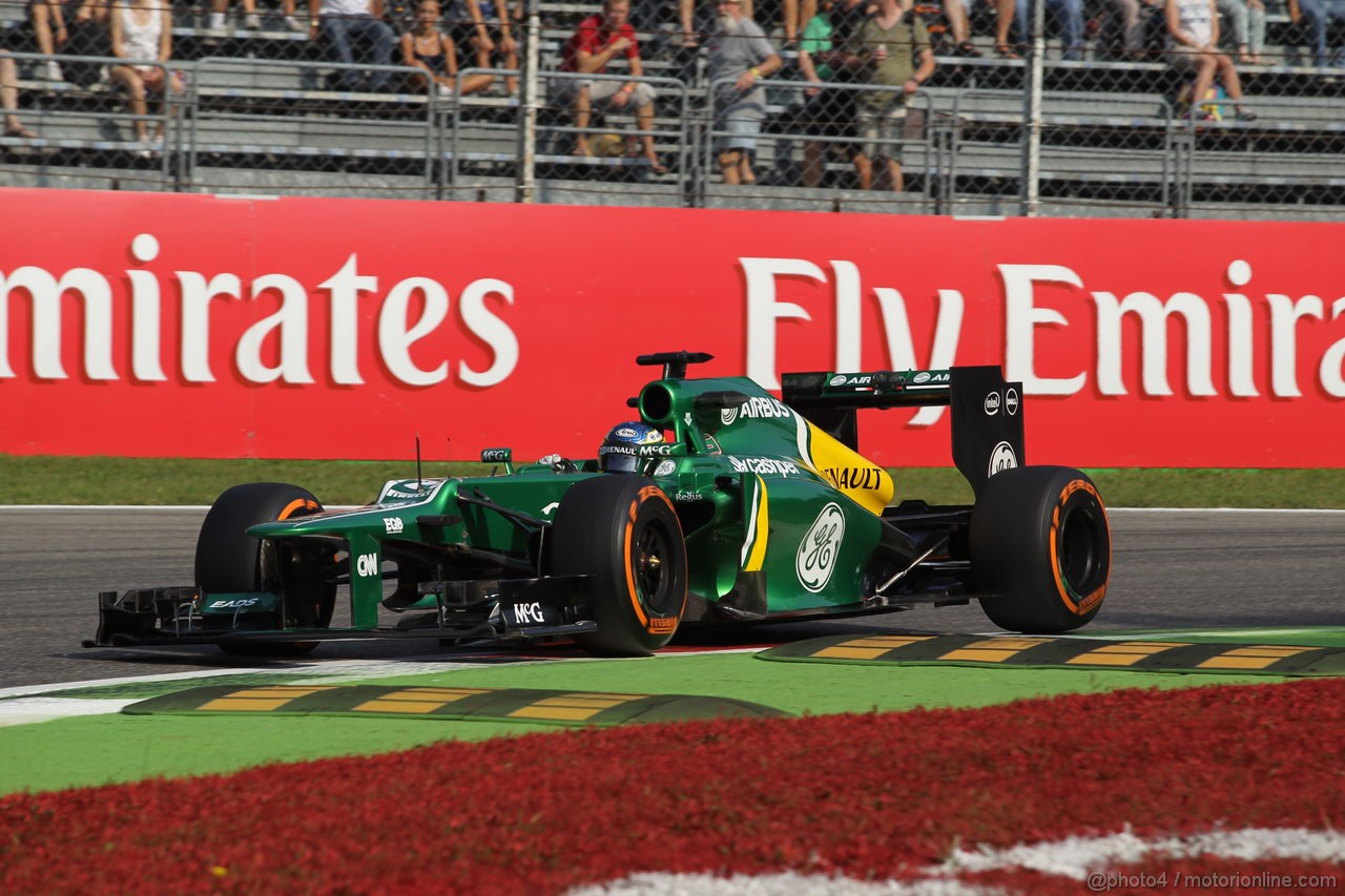 GP ITALIA, 06.09.2013- Prove Libere 1, Charles Pic (FRA) Caterham F1 Team CT03