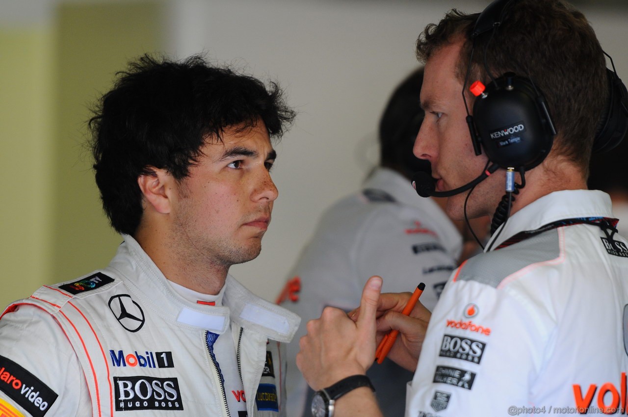 GP ITALIA, 06.09.2013- Prove Libere 1, Sergio Perez (MEX) McLaren MP4-28