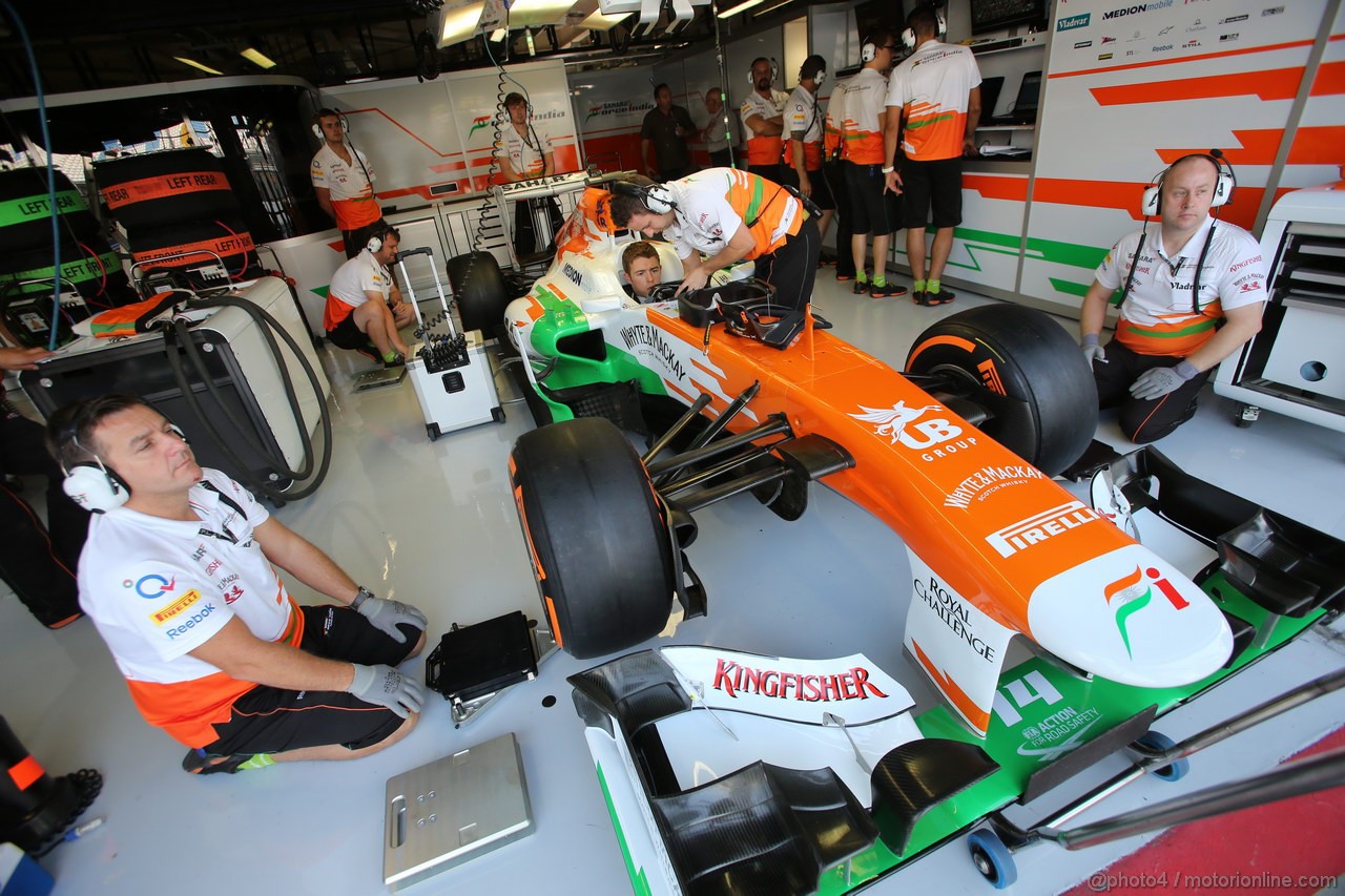 GP ITALIA, 06.09.2013- Prove Libere 1, Paul di Resta (GBR) Sahara Force India F1 Team VJM06