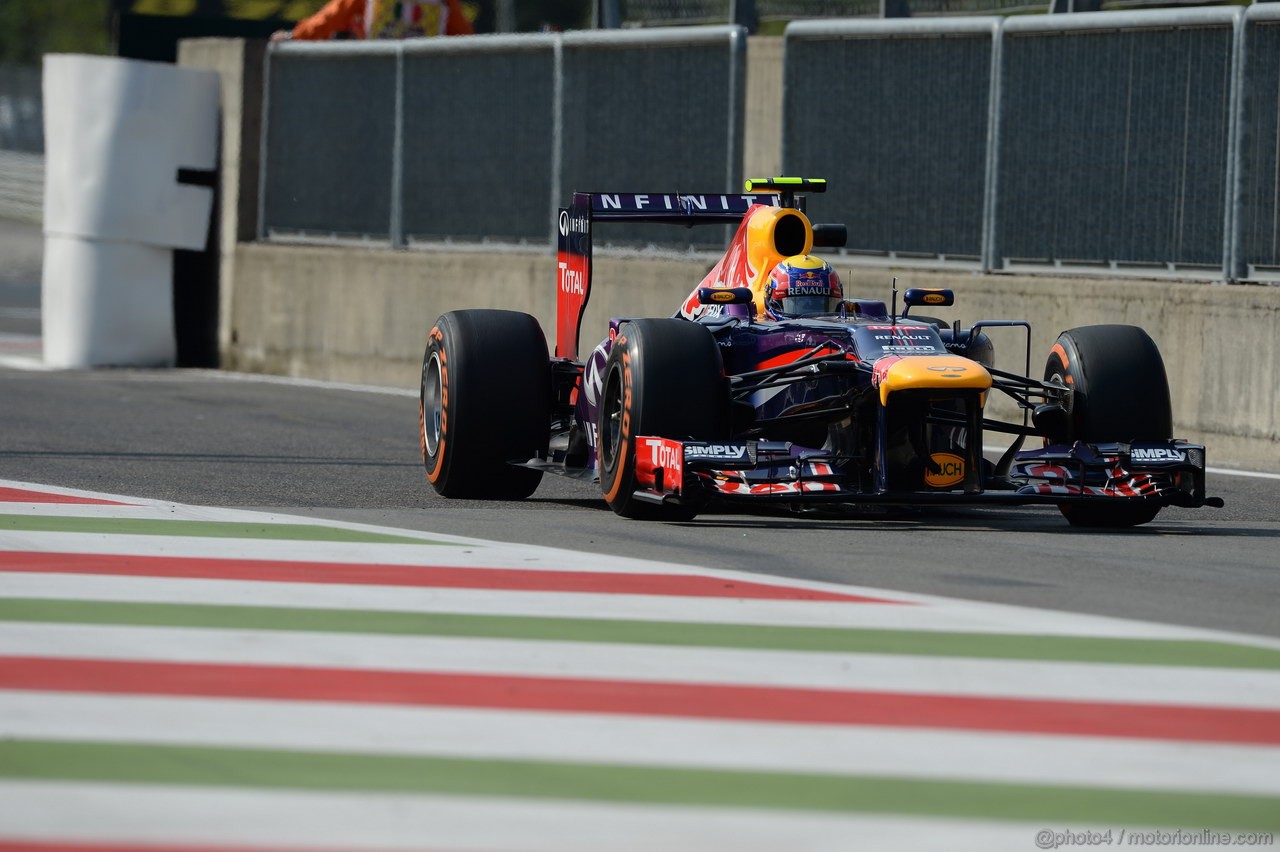 GP ITALIA, 06.09.2013- Prove Libere 1, Mark Webber (AUS) Red Bull Racing RB9