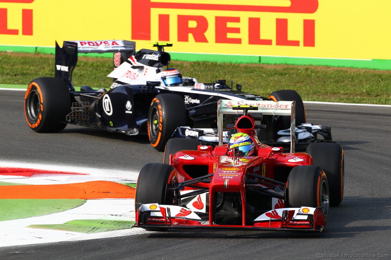 GP ITALIA, 06.09.2013- Prove Libere 1, Felipe Massa (BRA) Ferrari F138