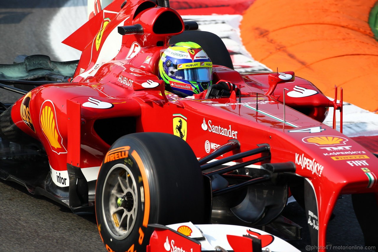 GP ITALIA, 06.09.2013- Prove Libere 1, Felipe Massa (BRA) Ferrari F138