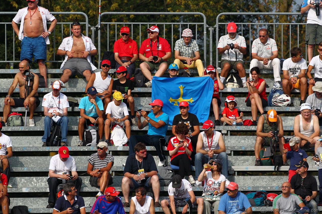 GP ITALIA, 06.09.2013- Prove Libere 1, Atmosphere of the grandstands