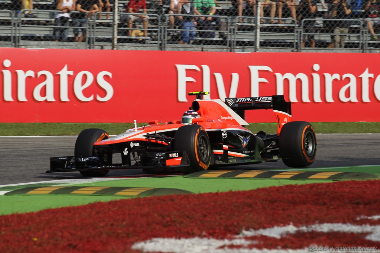 GP ITALIA, 06.09.2013- Prove Libere 1, Max Chilton (GBR), Marussia F1 Team MR02