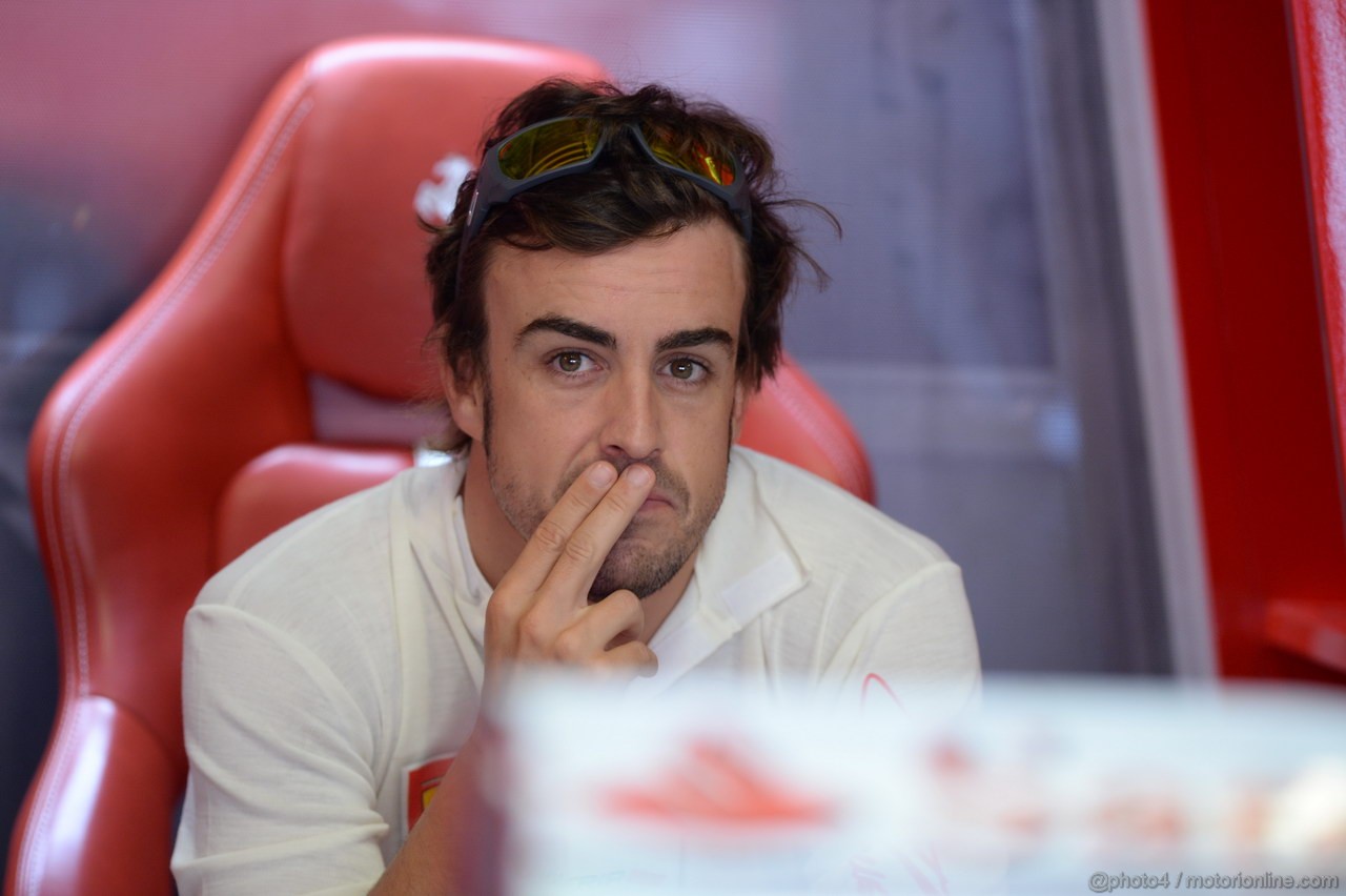 GP ITALIA, 06.09.2013- Prove Libere 1, Fernando Alonso (ESP) Ferrari F138