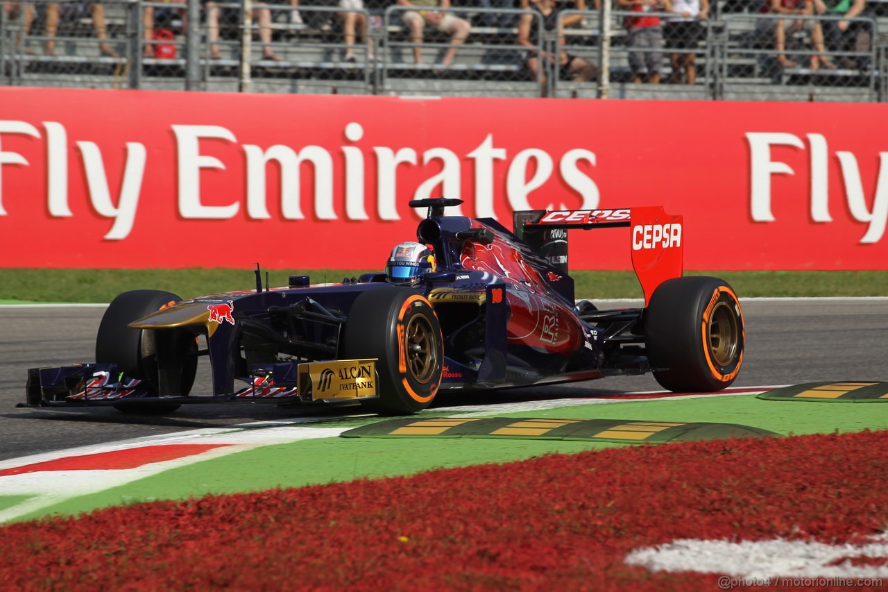 GP ITALIA, 06.09.2013- Prove Libere 1, Jean-Eric Vergne (FRA) Scuderia Toro Rosso STR8