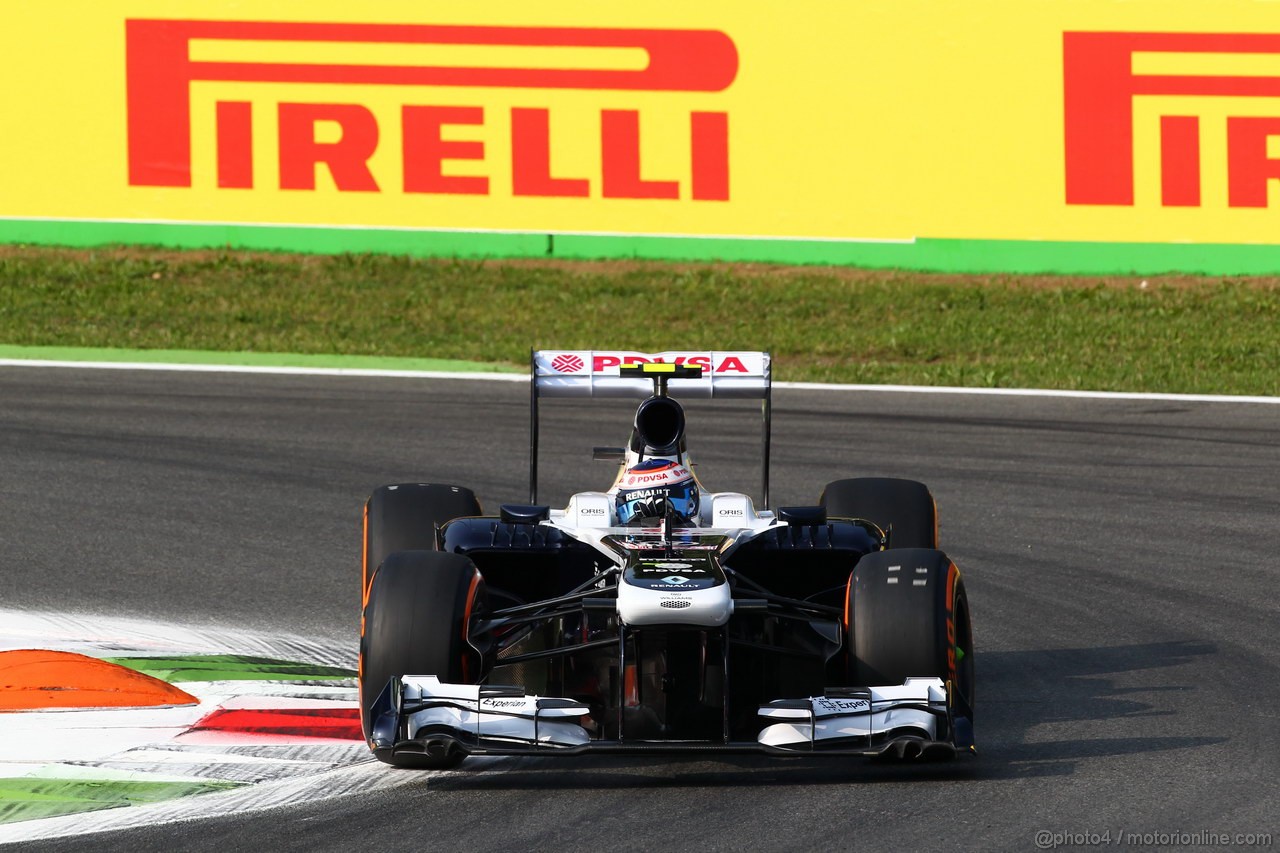 GP ITALIA, 06.09.2013- Prove Libere 1, Valtteri Bottas (FIN), Williams F1 Team FW35