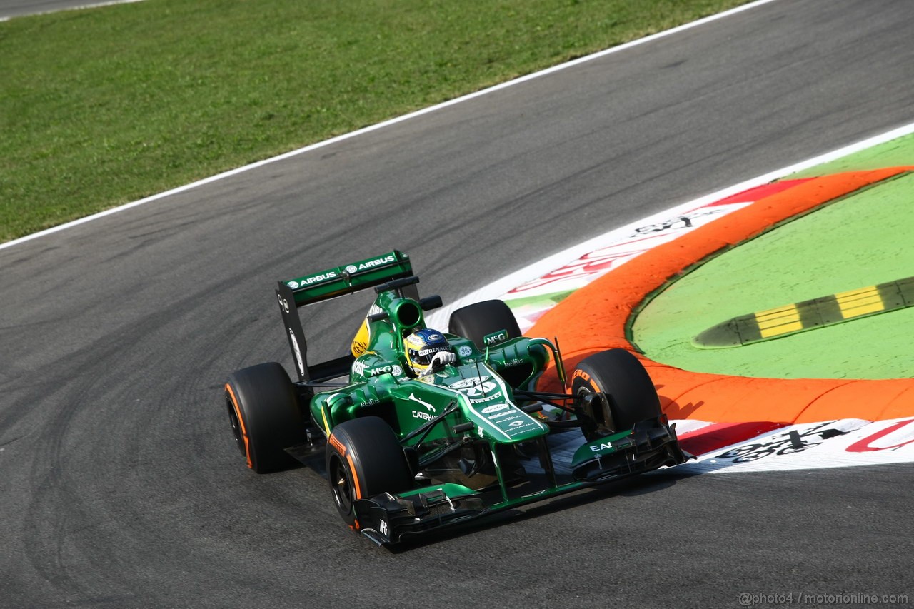 GP ITALIA, 06.09.2013- Prove Libere 1, Charles Pic (FRA) Caterham F1 Team CT03