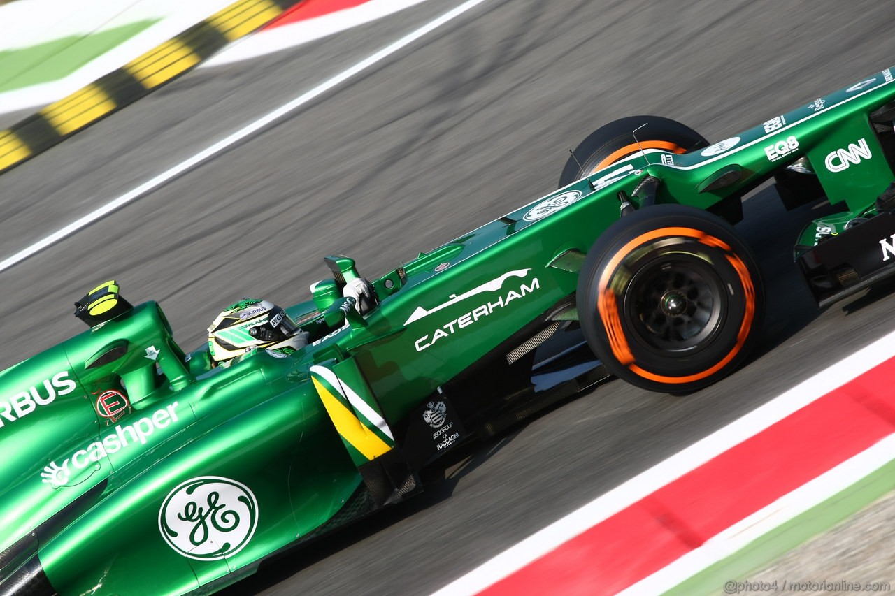 GP ITALIA, 06.09.2013- Prove Libere 1, Giedo Van der Garde (NED), Caterham F1 Team CT03