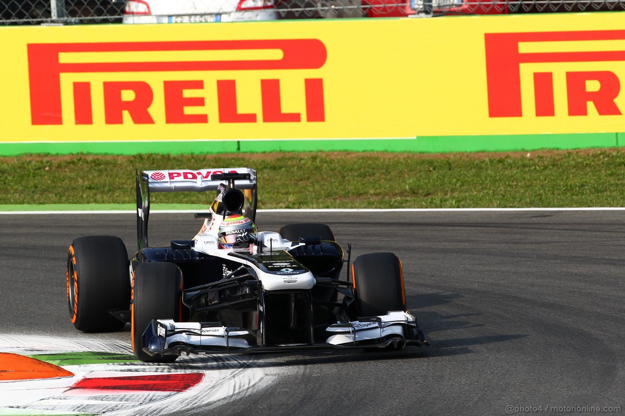 GP ITALIA, 06.09.2013- Prove Libere 1, Pastor Maldonado (VEN) Williams F1 Team FW35