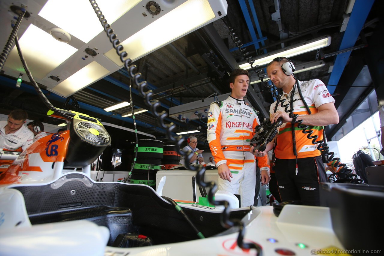 GP ITALIA, 06.09.2013- Prove Libere 1, James Calado(GBR), Sahara Force India F1 Team VJM06 3rd driver