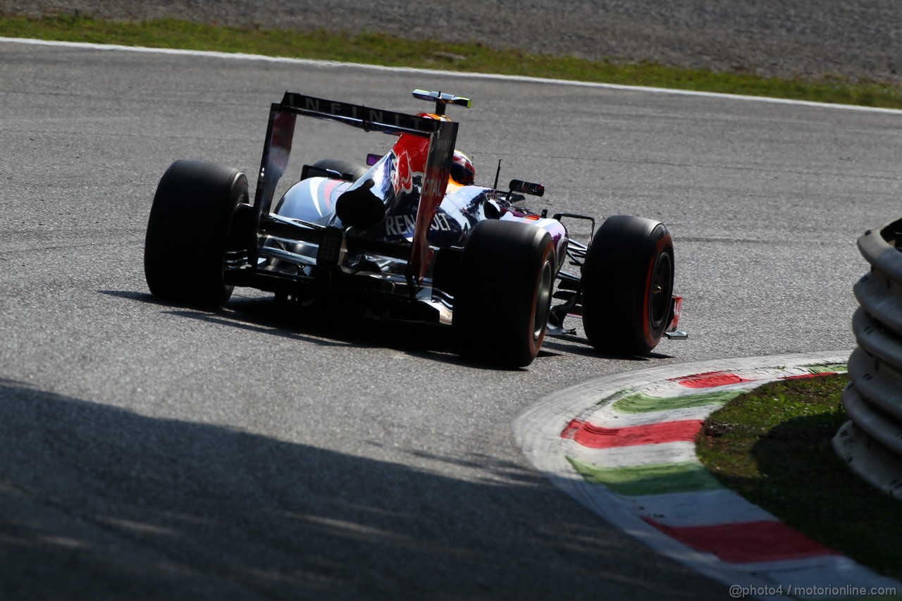 GP ITALIA, 06.09.2013- Prove Libere 1, Mark Webber (AUS) Red Bull Racing RB9