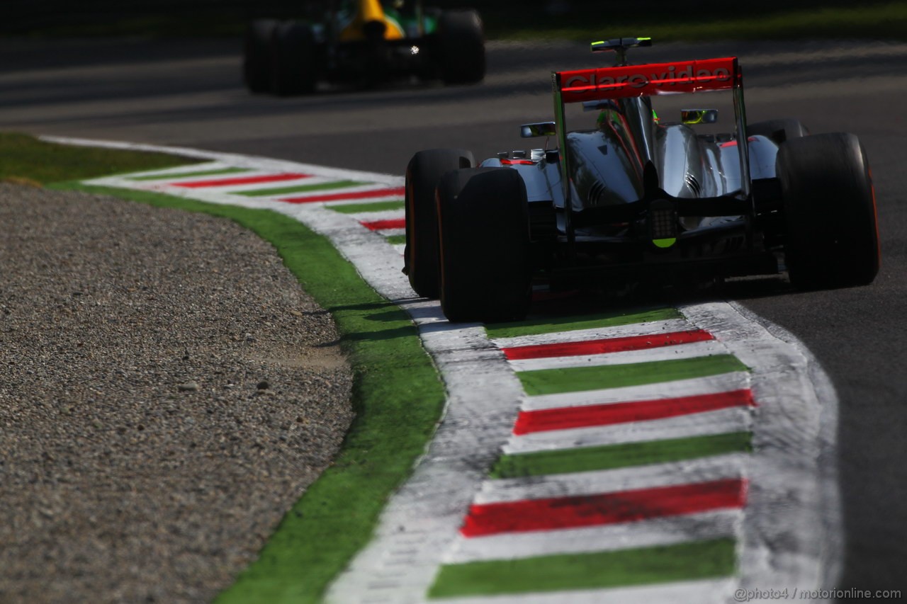 GP ITALIA, 06.09.2013- Prove Libere 1, Sergio Perez (MEX) McLaren MP4-28