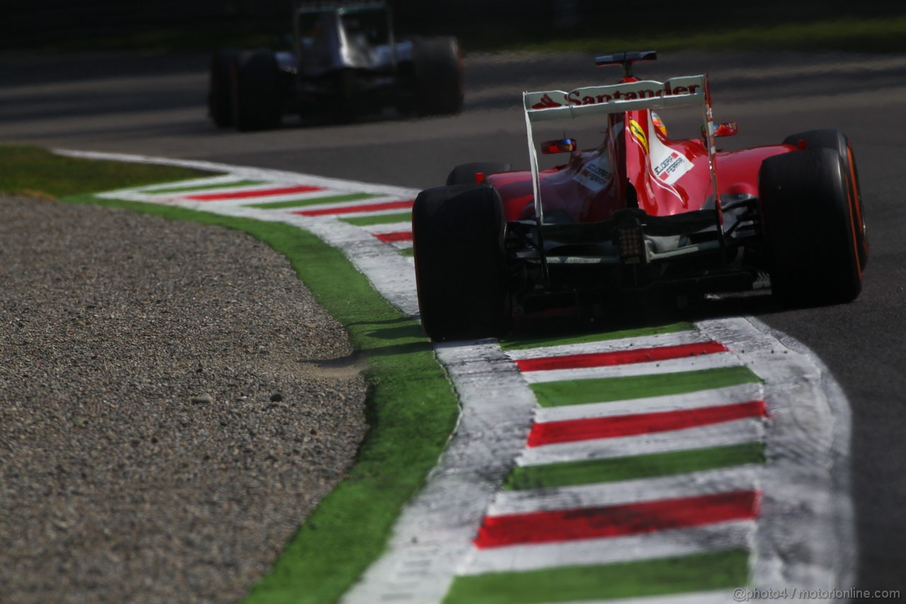 GP ITALIA, 06.09.2013- Prove Libere 1, Fernando Alonso (ESP) Ferrari F138