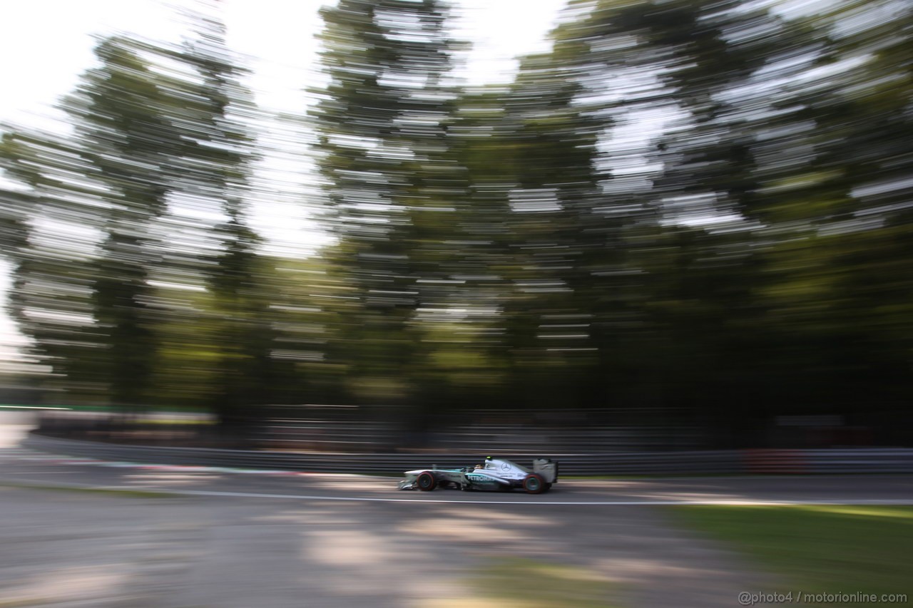 GP ITALIA, 06.09.2013- Prove Libere 1, Lewis Hamilton (GBR) Mercedes AMG F1 W04