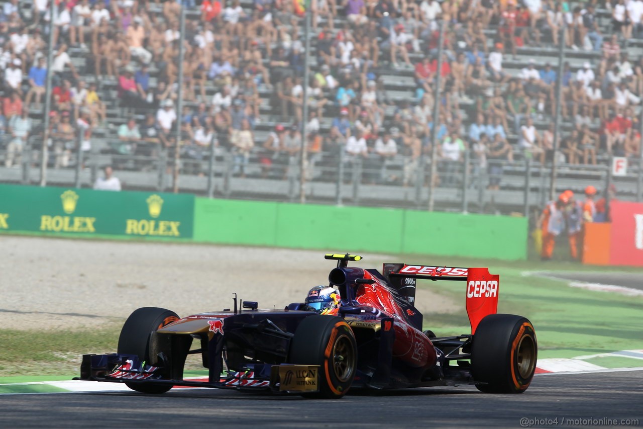 GP ITALIA, 06.09.2013- Prove Libere 1, Daniel Ricciardo (AUS) Scuderia Toro Rosso STR8