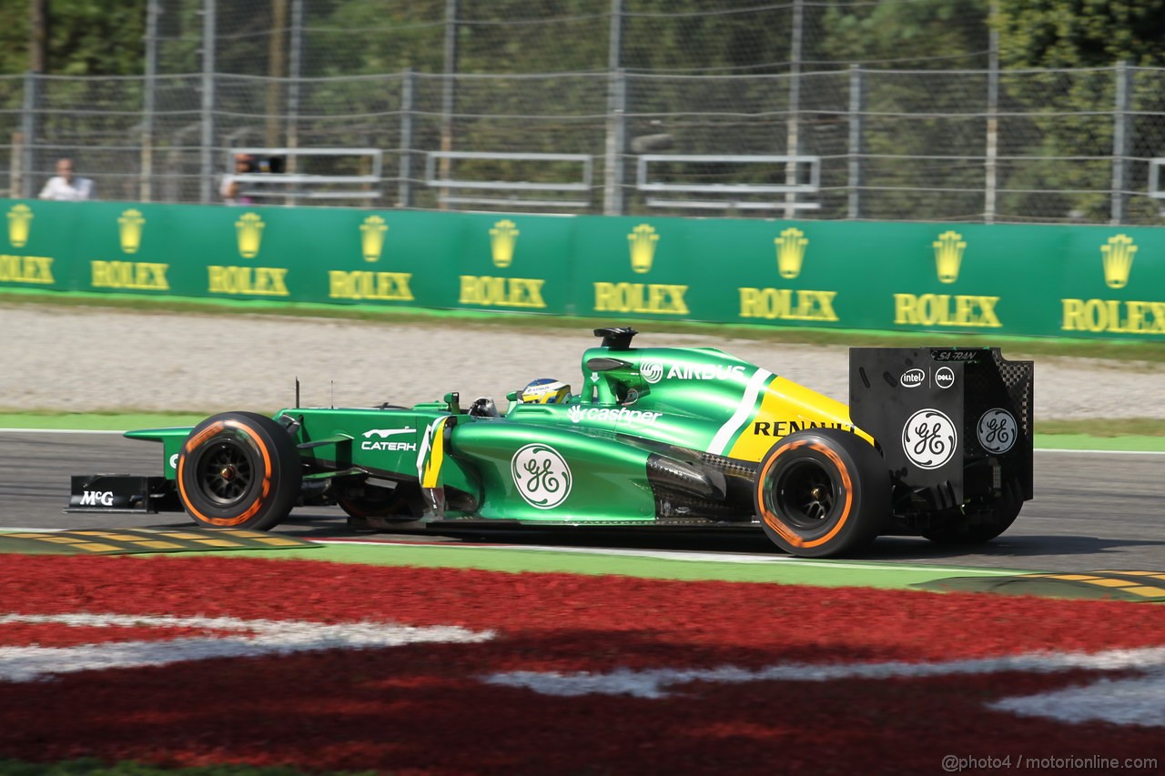 GP ITALIA, 06.09.2013- Prove Libere 1, Charles Pic (FRA) Caterham F1 Team CT03