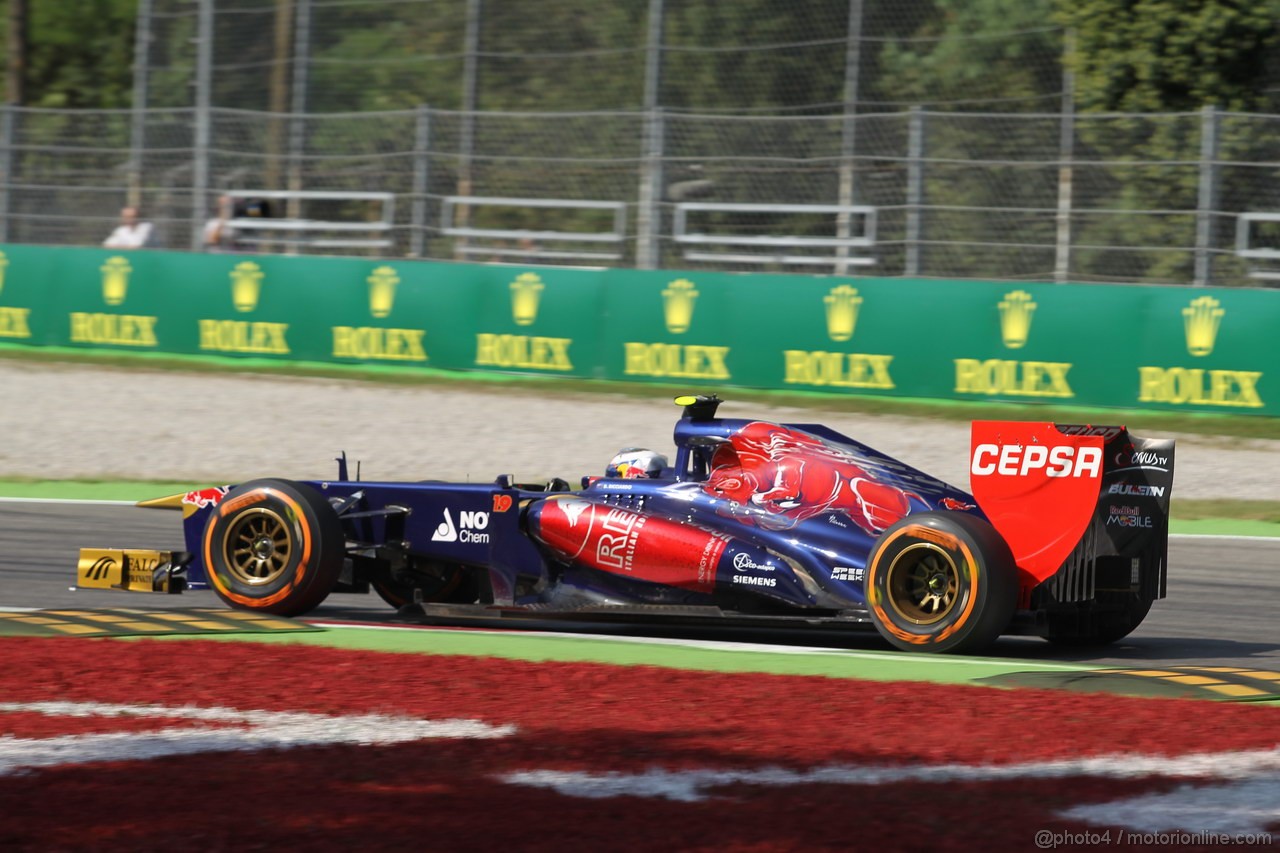 GP ITALIA, 06.09.2013- Prove Libere 1, Daniel Ricciardo (AUS) Scuderia Toro Rosso STR8