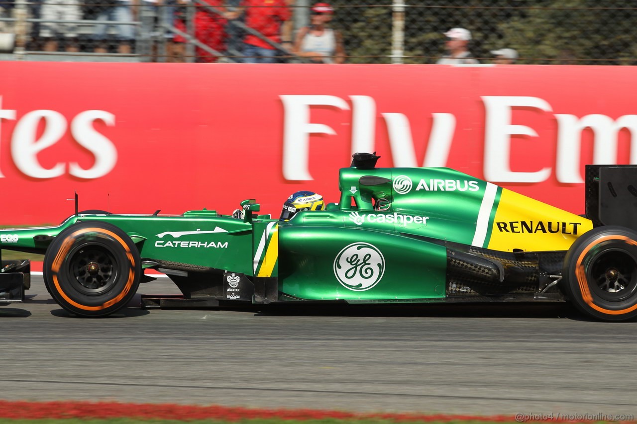 GP ITALIA, 06.09.2013- Prove Libere 1, Charles Pic (FRA) Caterham F1 Team CT03