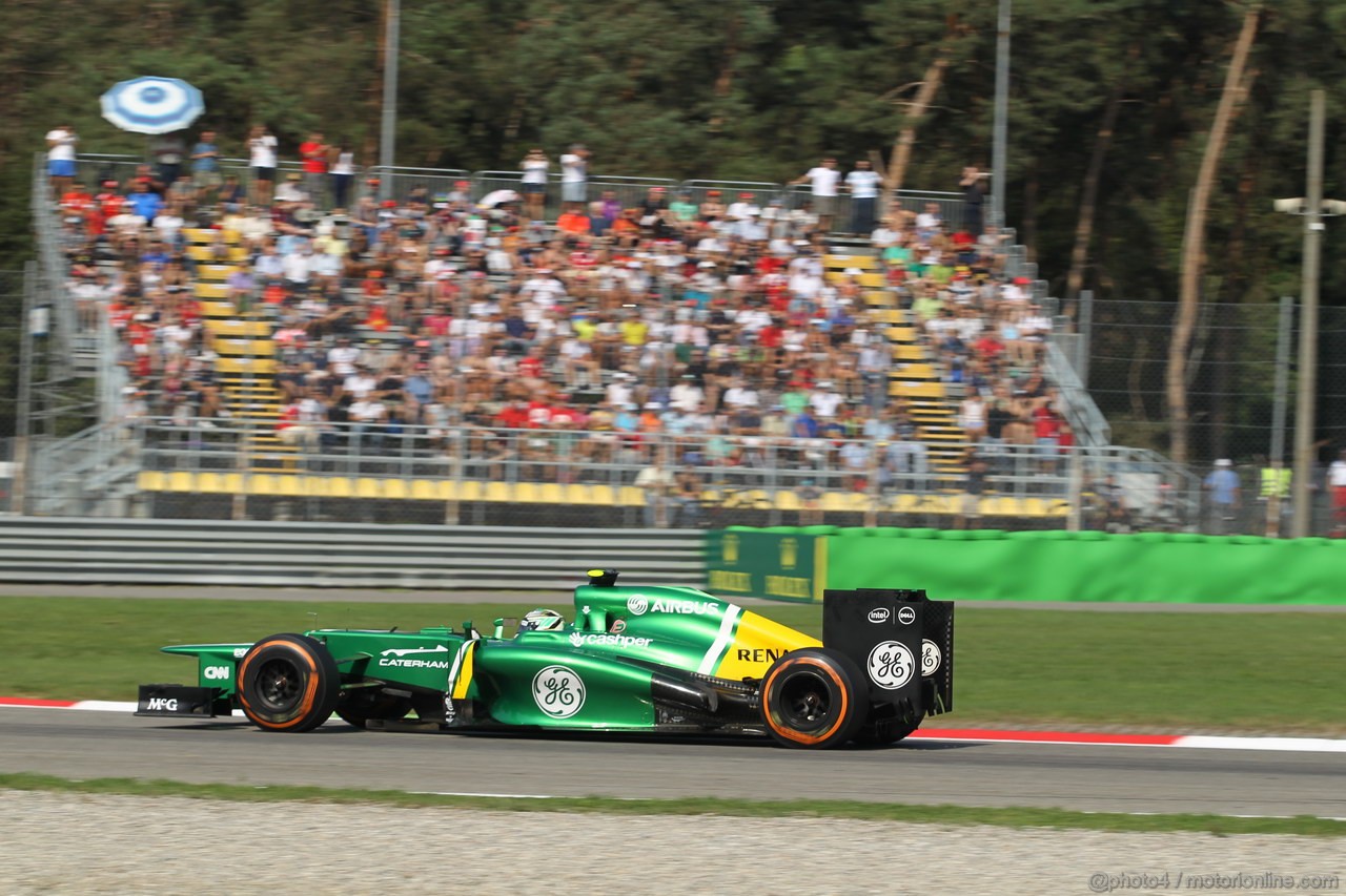 GP ITALIA, 06.09.2013- Prove Libere 1, Giedo Van der Garde (NED), Caterham F1 Team CT03