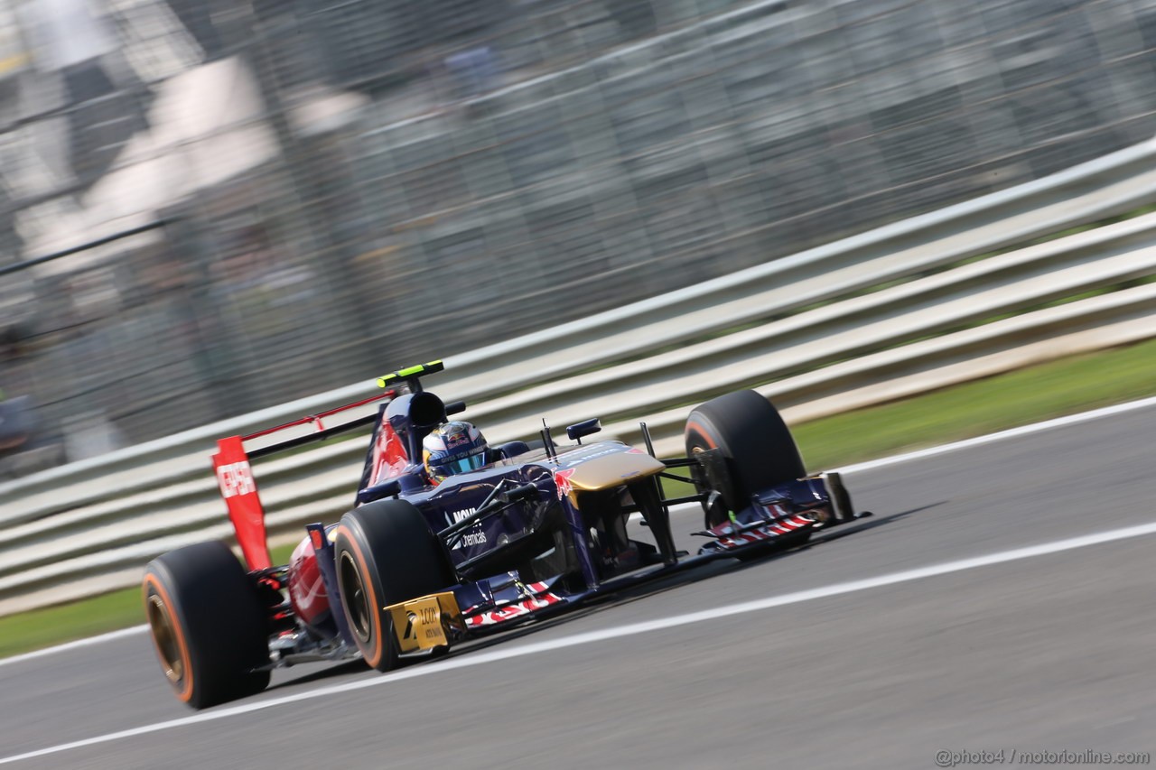 GP ITALIA, 06.09.2013- Prove Libere 1, Daniel Ricciardo (AUS) Scuderia Toro Rosso STR8