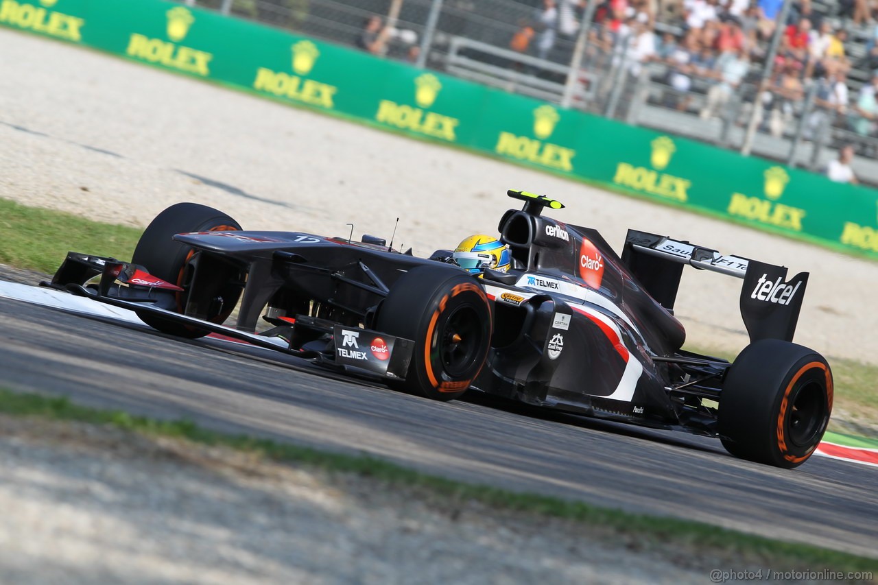 GP ITALIA, 06.09.2013- Prove Libere 1, Esteban Gutierrez (MEX), Sauber F1 Team C32