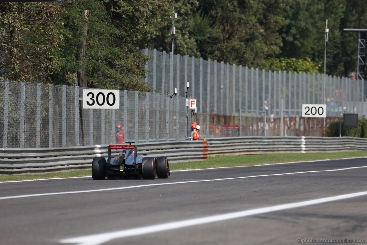 GP ITALIA, 06.09.2013- Prove Libere 1, Jenson Button (GBR) McLaren Mercedes MP4-28