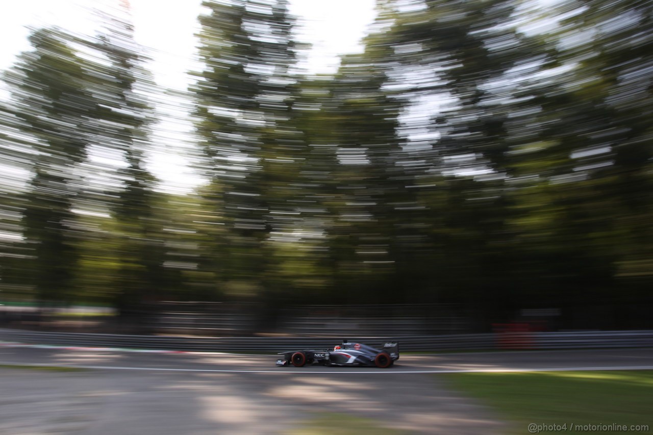 GP ITALIA, 06.09.2013- Prove Libere 1, Nico Hulkenberg (GER) Sauber F1 Team C32