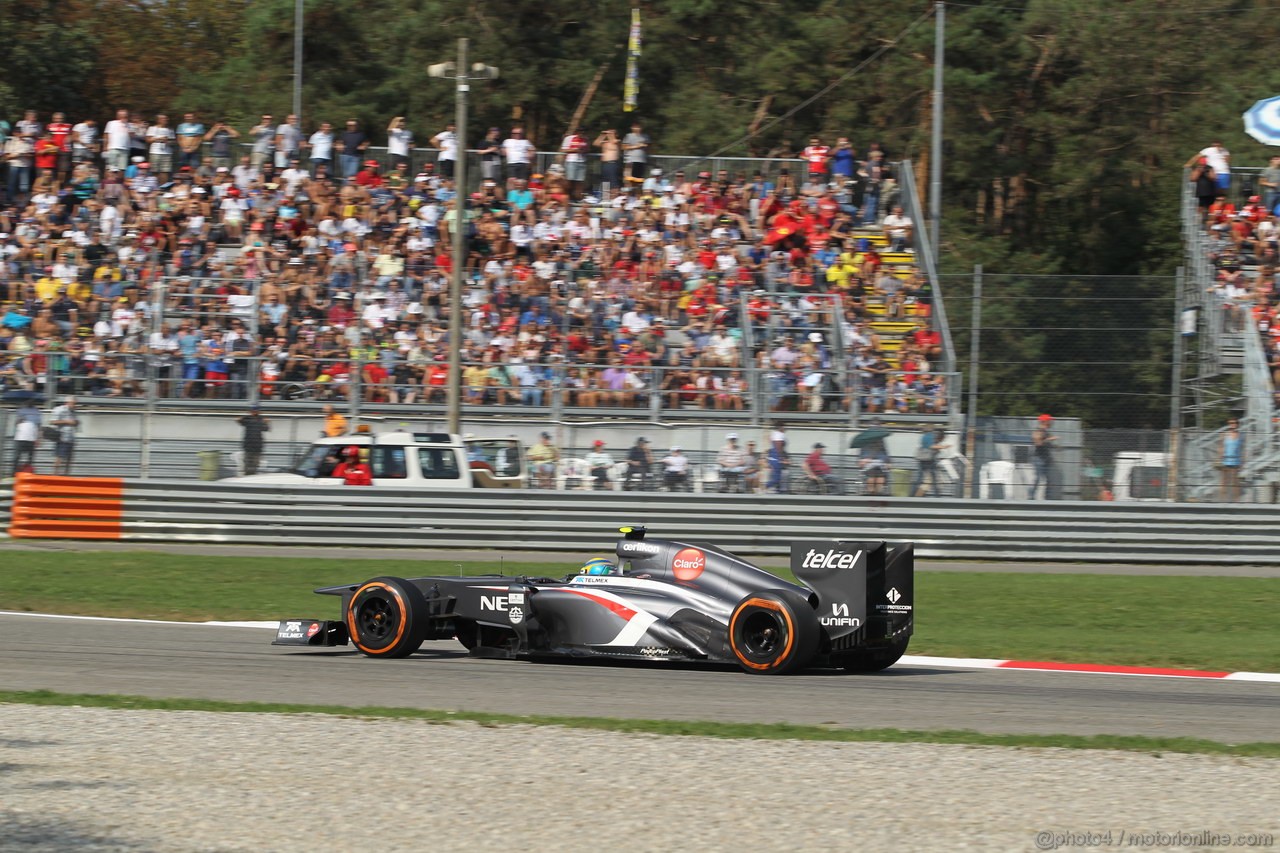 GP ITALIA, 06.09.2013- Prove Libere 1, Esteban Gutierrez (MEX), Sauber F1 Team C32