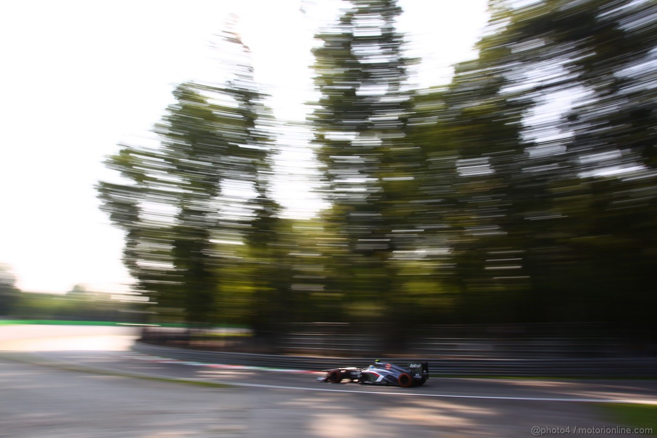 GP ITALIA, 06.09.2013- Prove Libere 1, Esteban Gutierrez (MEX), Sauber F1 Team C32