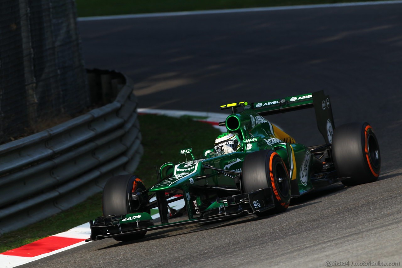 GP ITALIA, 06.09.2013- Prove Libere 1, Giedo Van der Garde (NED), Caterham F1 Team CT03