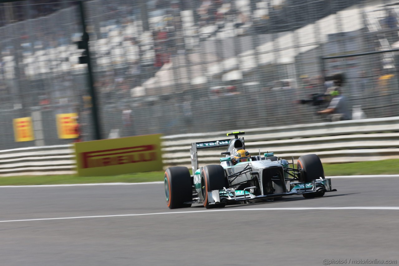 GP ITALIA, 06.09.2013- Prove Libere 1, Lewis Hamilton (GBR) Mercedes AMG F1 W04