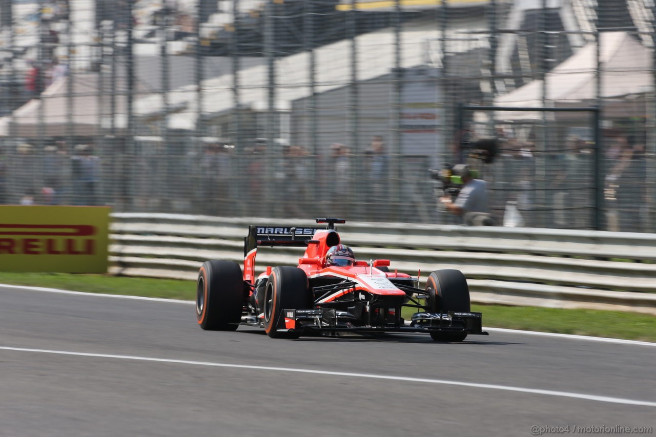 GP ITALIA, 06.09.2013- Prove Libere 1, Rodolfo Gonzalez (VEN) Marussia F1 Team MR02 3rd driver