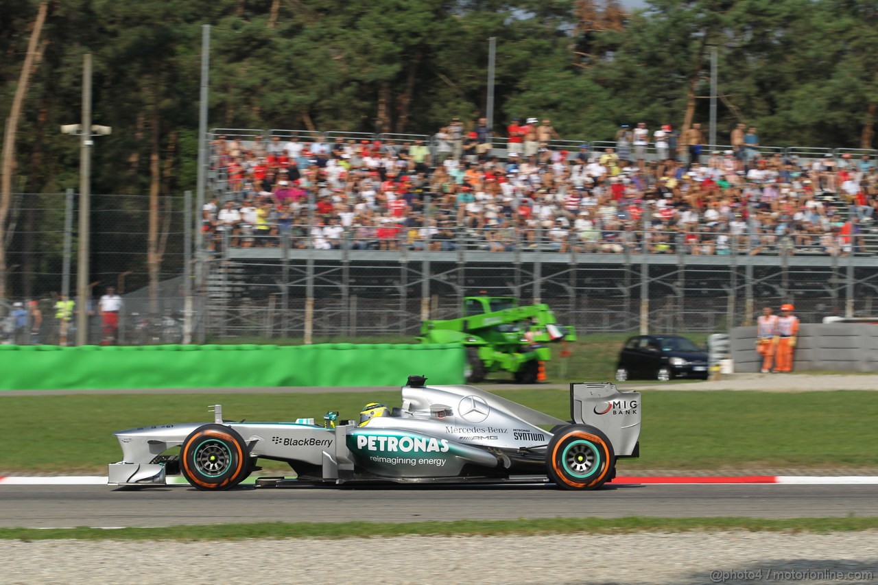 GP ITALIA, 06.09.2013- Prove Libere 1, Nico Rosberg (GER) Mercedes AMG F1 W04