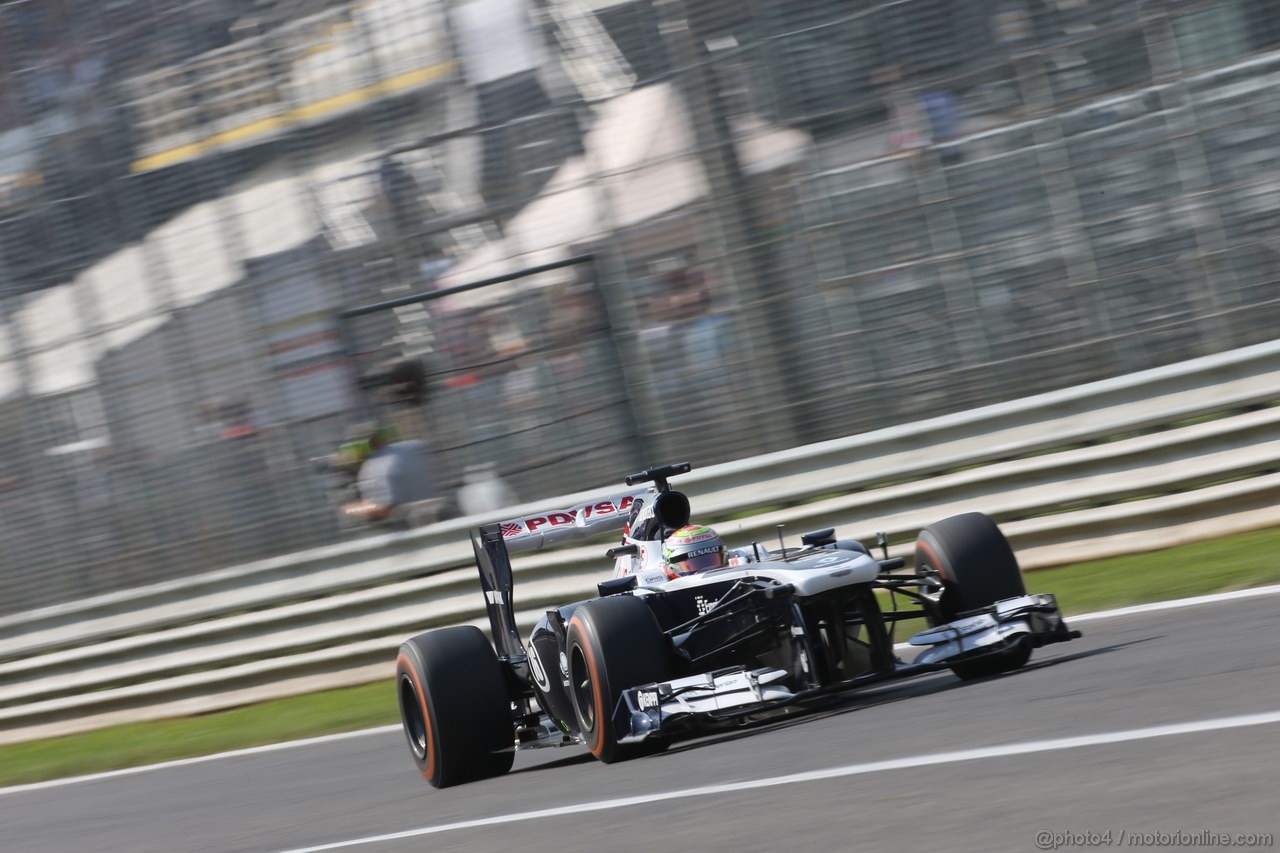 GP ITALIA, 06.09.2013- Prove Libere 1, Pastor Maldonado (VEN) Williams F1 Team FW35