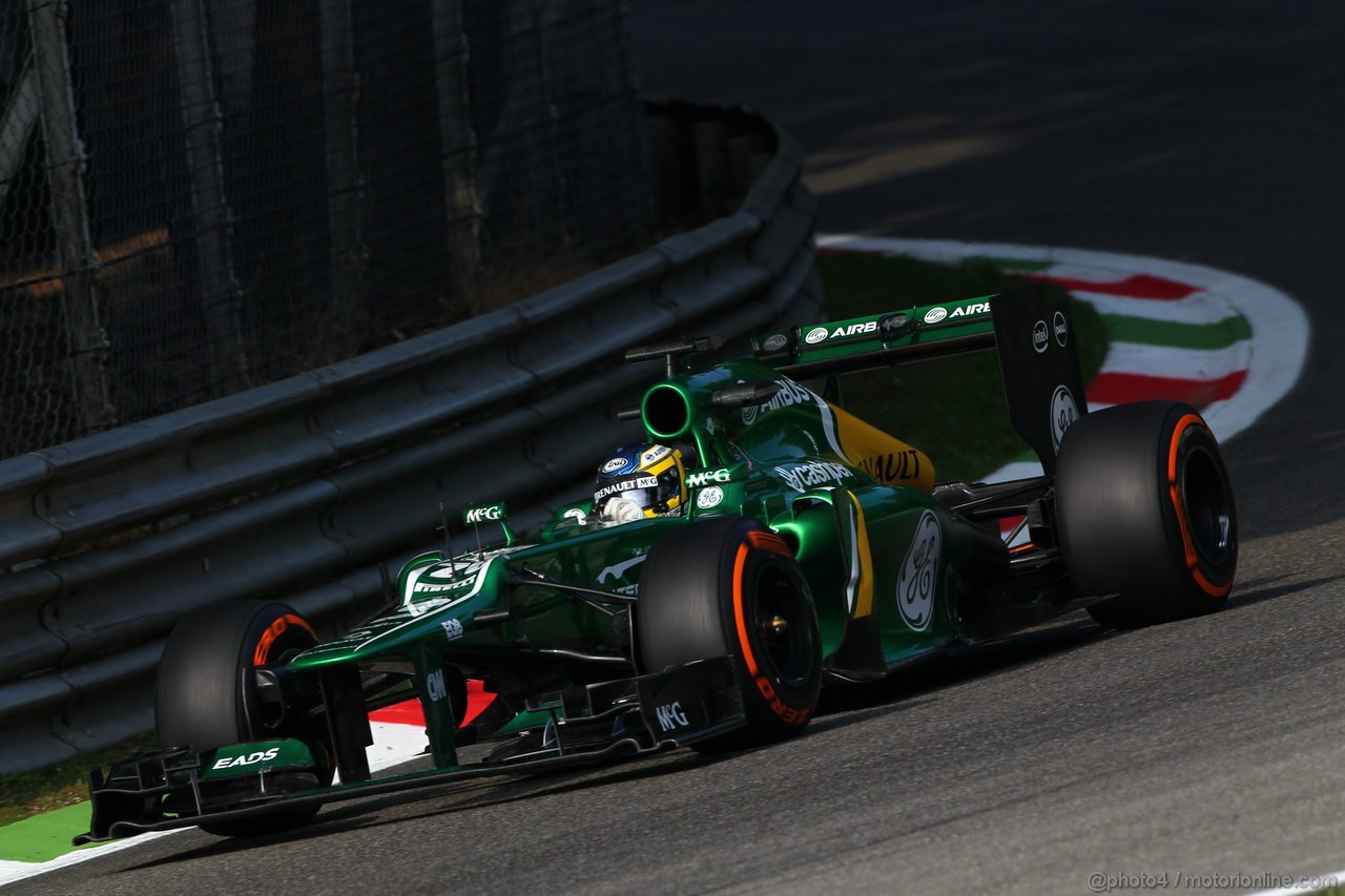 GP ITALIA, 06.09.2013- Prove Libere 1, Charles Pic (FRA) Caterham F1 Team CT03