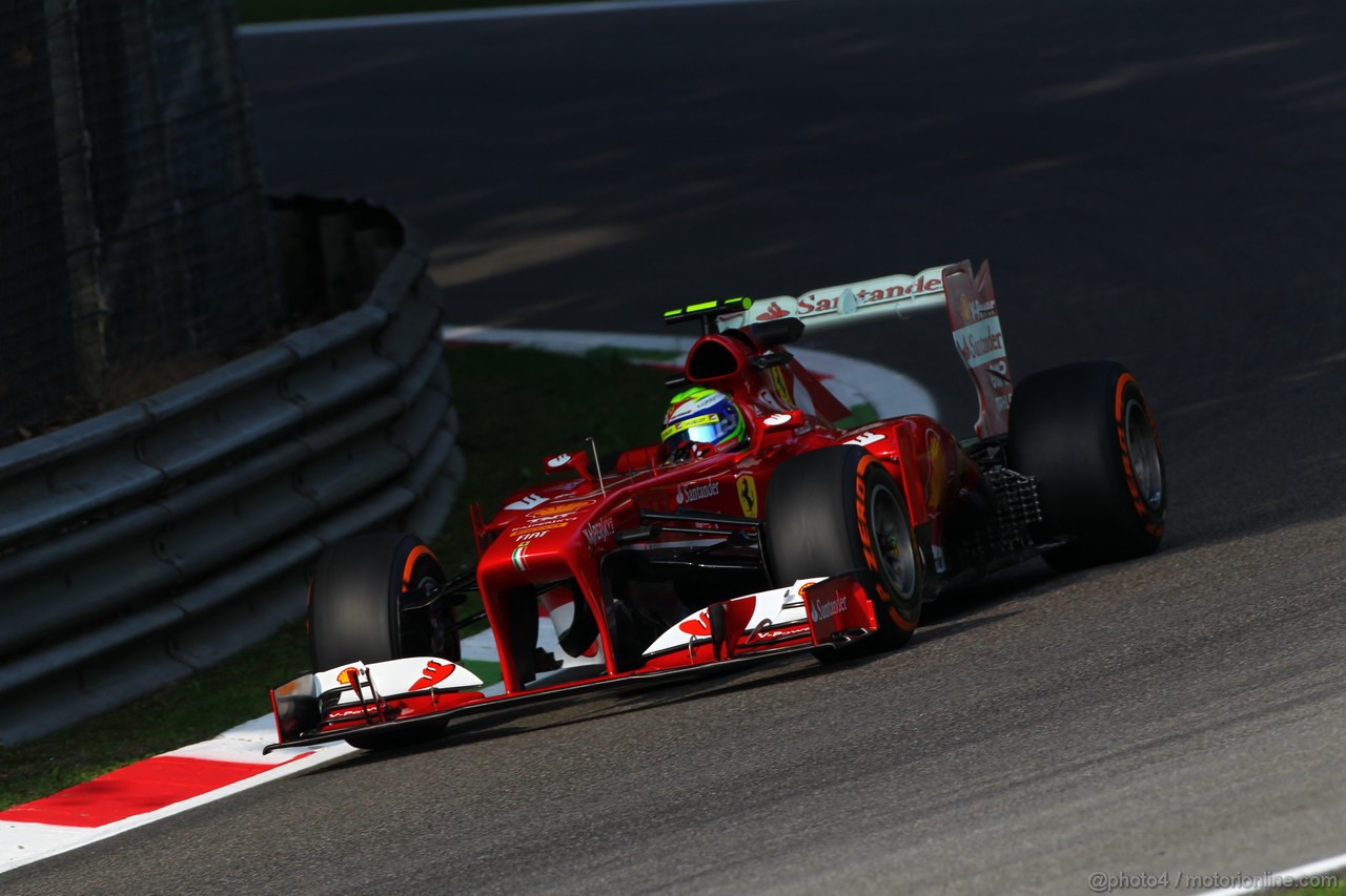 GP ITALIA, 06.09.2013- Prove Libere 1, Felipe Massa (BRA) Ferrari F138