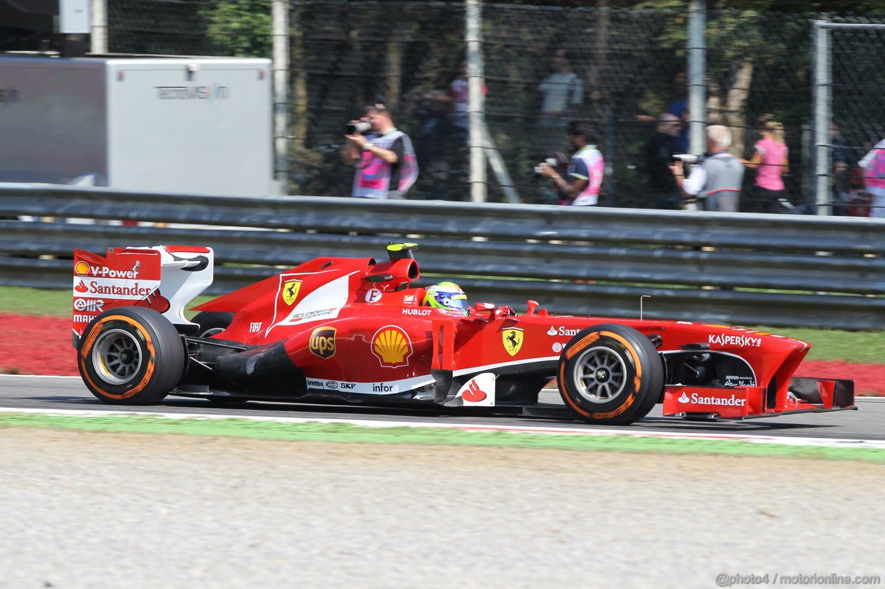 GP ITALIA, 06.09.2013- Free practice 2, Felipe Massa (BRA) Ferrari F138