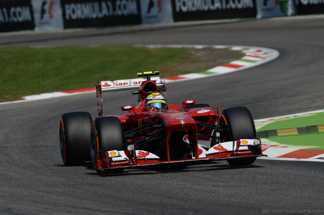 GP ITALIA, 06.09.2013- Free practice 2, Felipe Massa (BRA) Ferrari F138